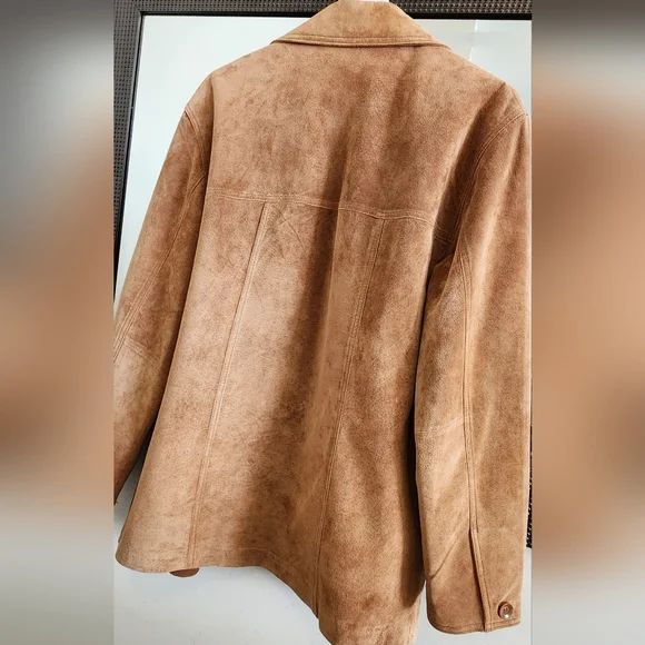 Bernardo Genuine Soft Suede Leather Jacket - Picture 5 of 16